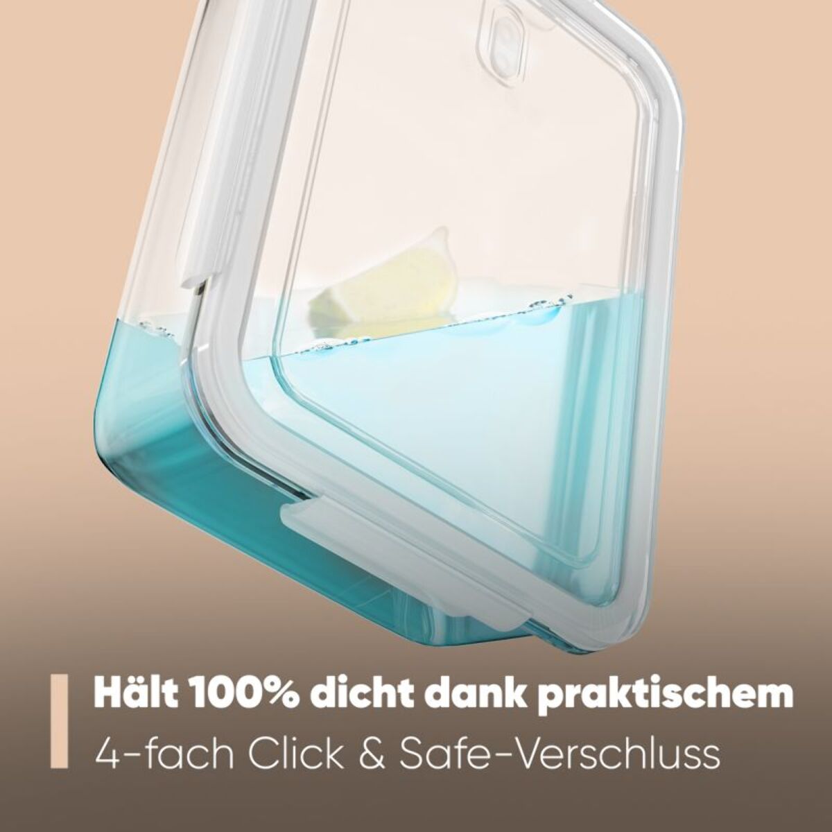 Ensemble de boite de conservation 2 pièces en verre Classbach C-FHD4024G