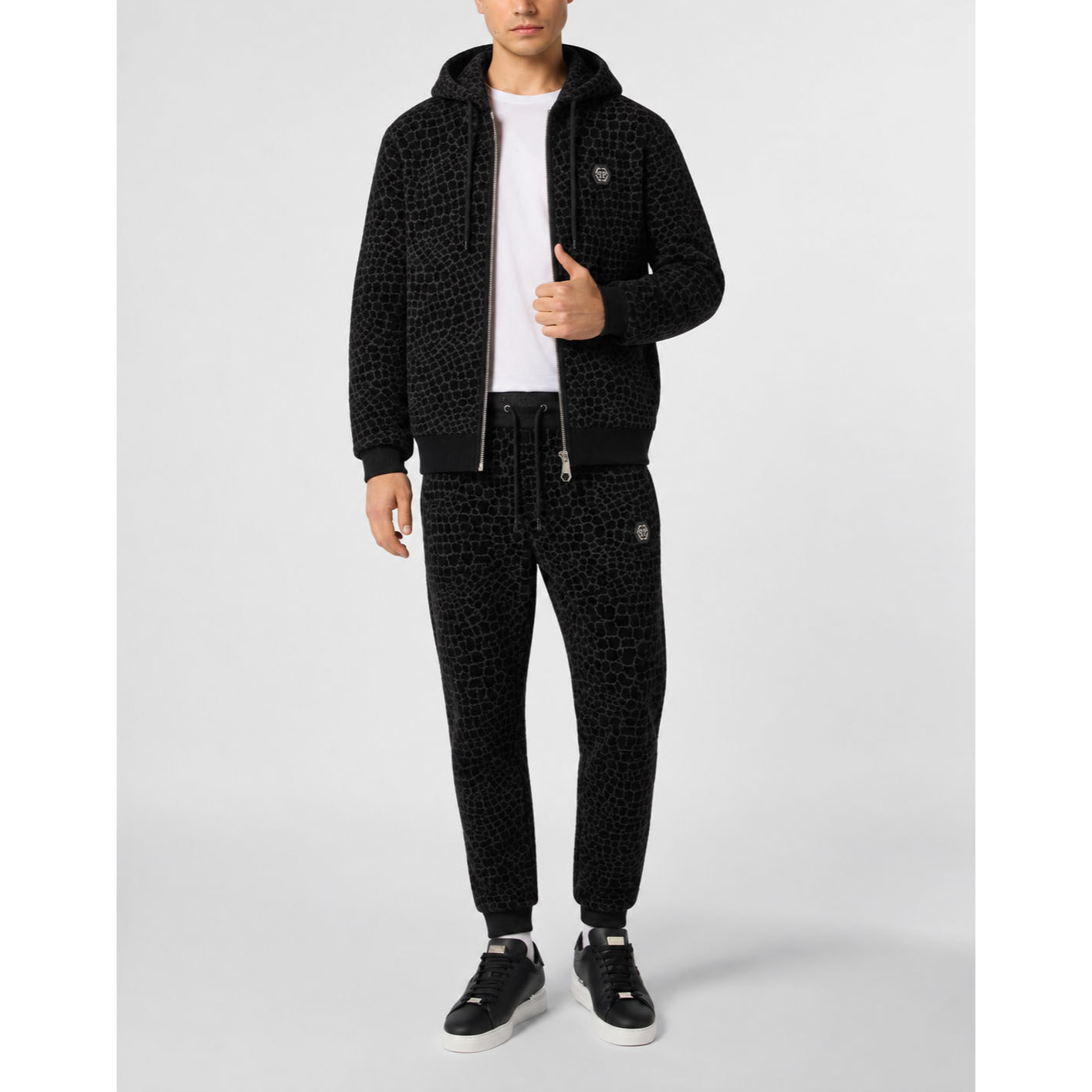 PHILIPP PLEIN Pantalones de chándal de punto COCCO