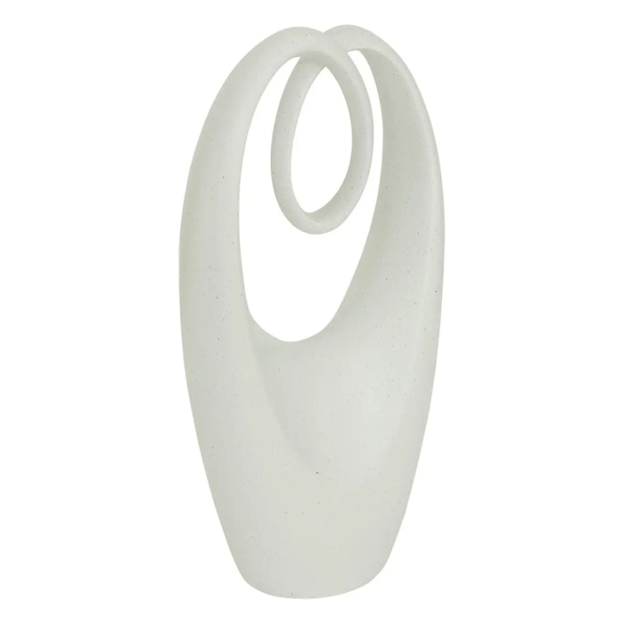 Déco à poser Davy blanc 21,5x11,5cm