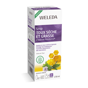 WELEDA - Sirop toux sèche et grasse à base de Mucobarryl® - 158 ml