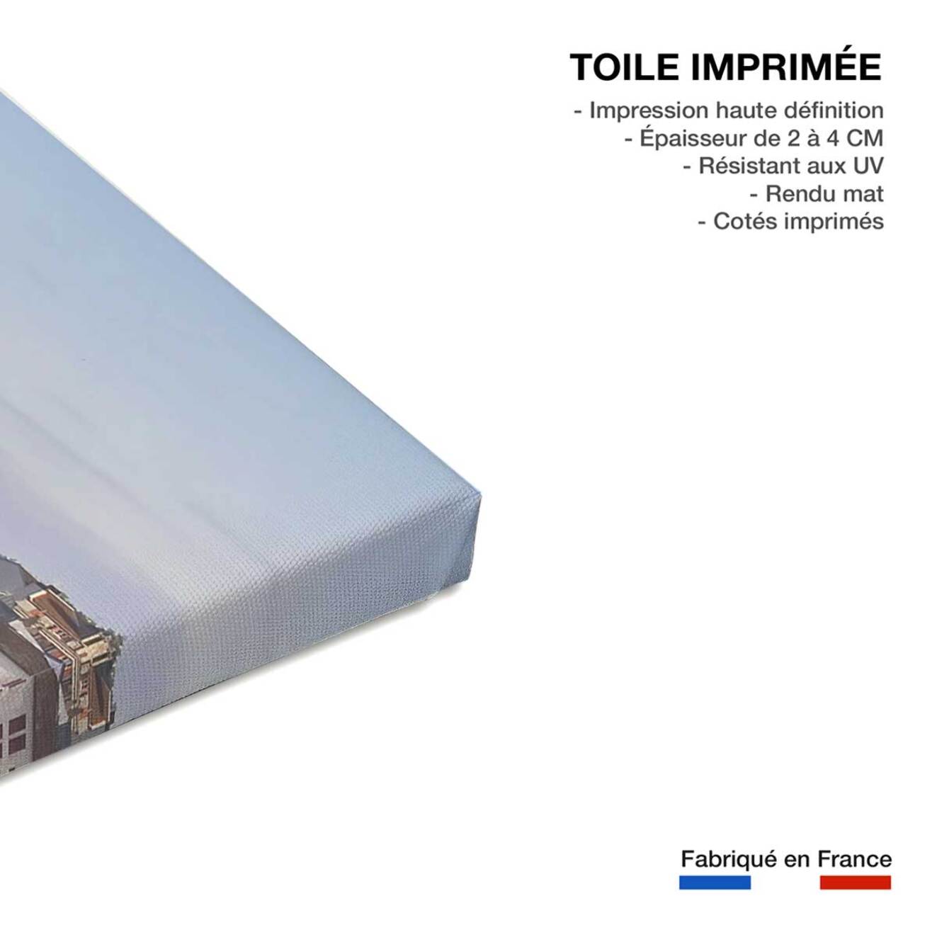 Tableau sud ouest bayonne et la nive  Toile imprimée