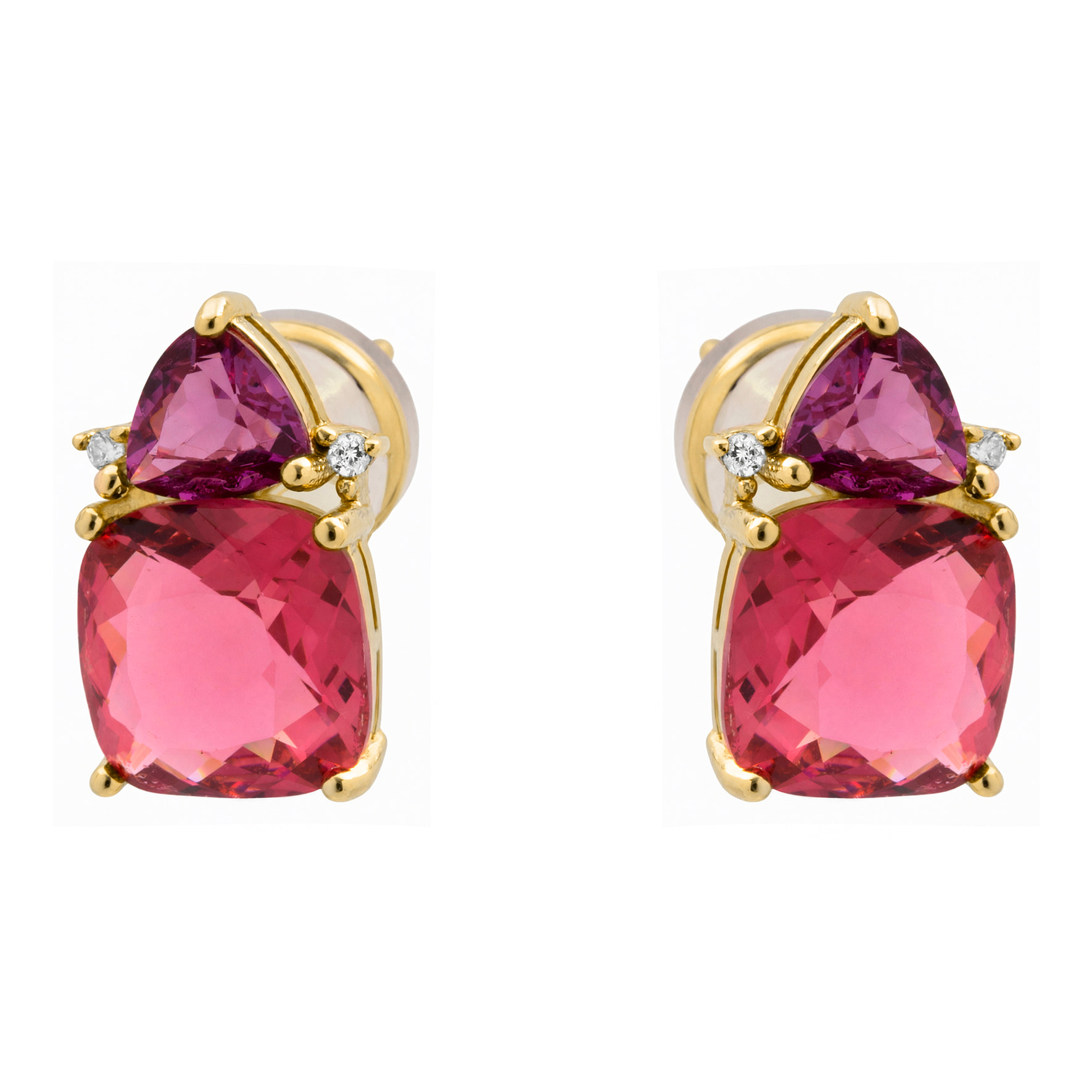 Pendientes Ilkan acabado oro amarillo 18k
