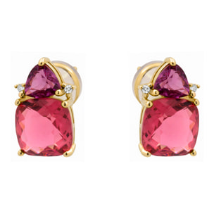 Pendientes Ilkan acabado oro amarillo 18k