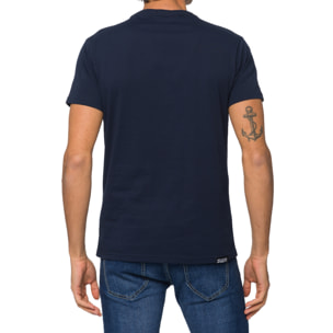 T-shirt in cotone 150 gr Hot Buttered Kailua Colore Blu Navy.