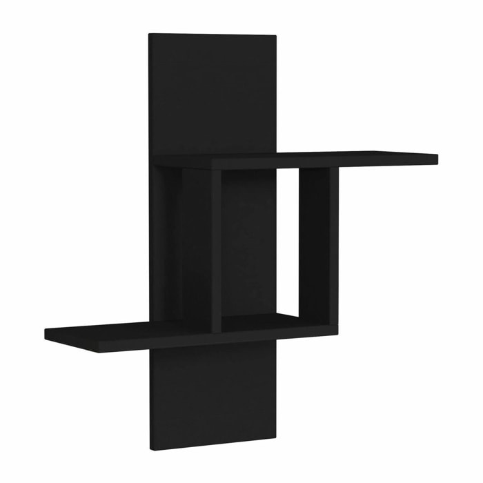 Mensola Lozen, Scaffale, Ripiano a muro, Scaffalatura multiuso, 64x20 h70 cm, Antracite