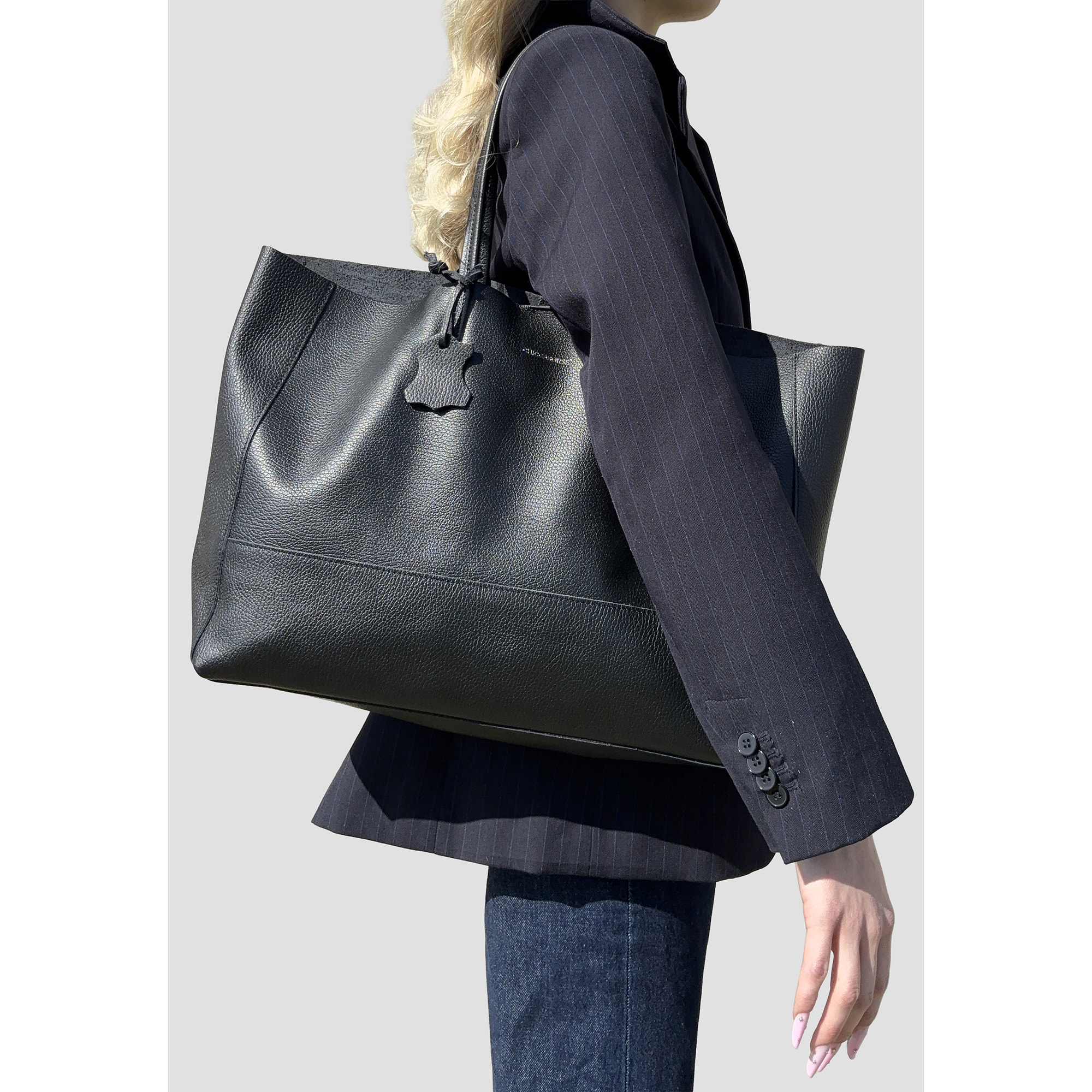Borsa a Mano Shopper a Spalla da Donna in Pelle Dollaro