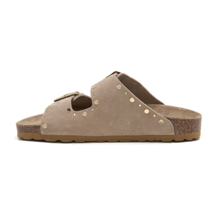 SANDALIA BABUNKERS MARRON
