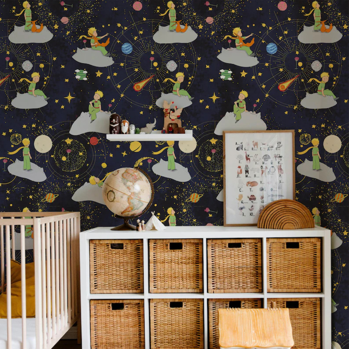 Carta da Parati Ufficiale Il Piccolo Principe Spazio