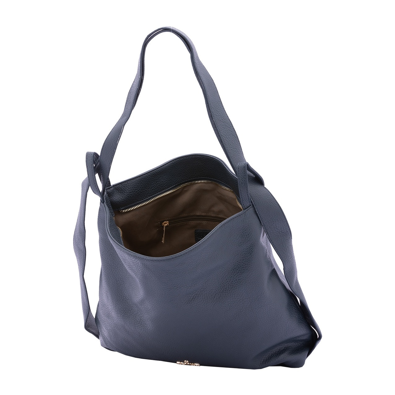 Borsa a spalla da donna - Modello False - Ecopelle e poliestere - 40.0 x 33.0 x 11.0 cm
