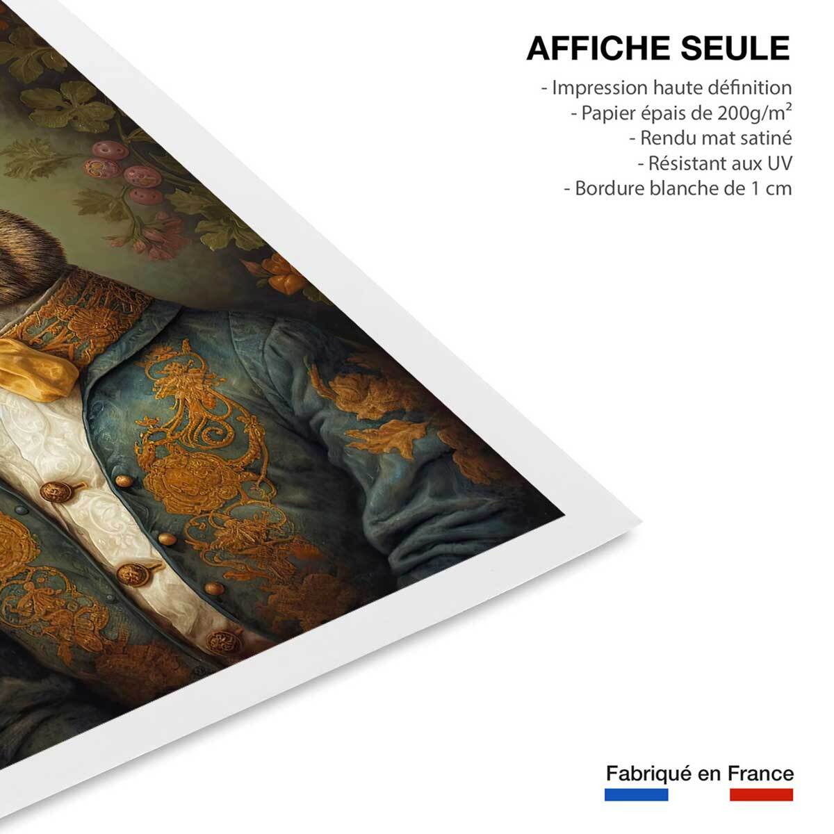 Affiche enfant mister lapin  Affiche seule