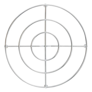 Dessous de plat rond 20cm acier