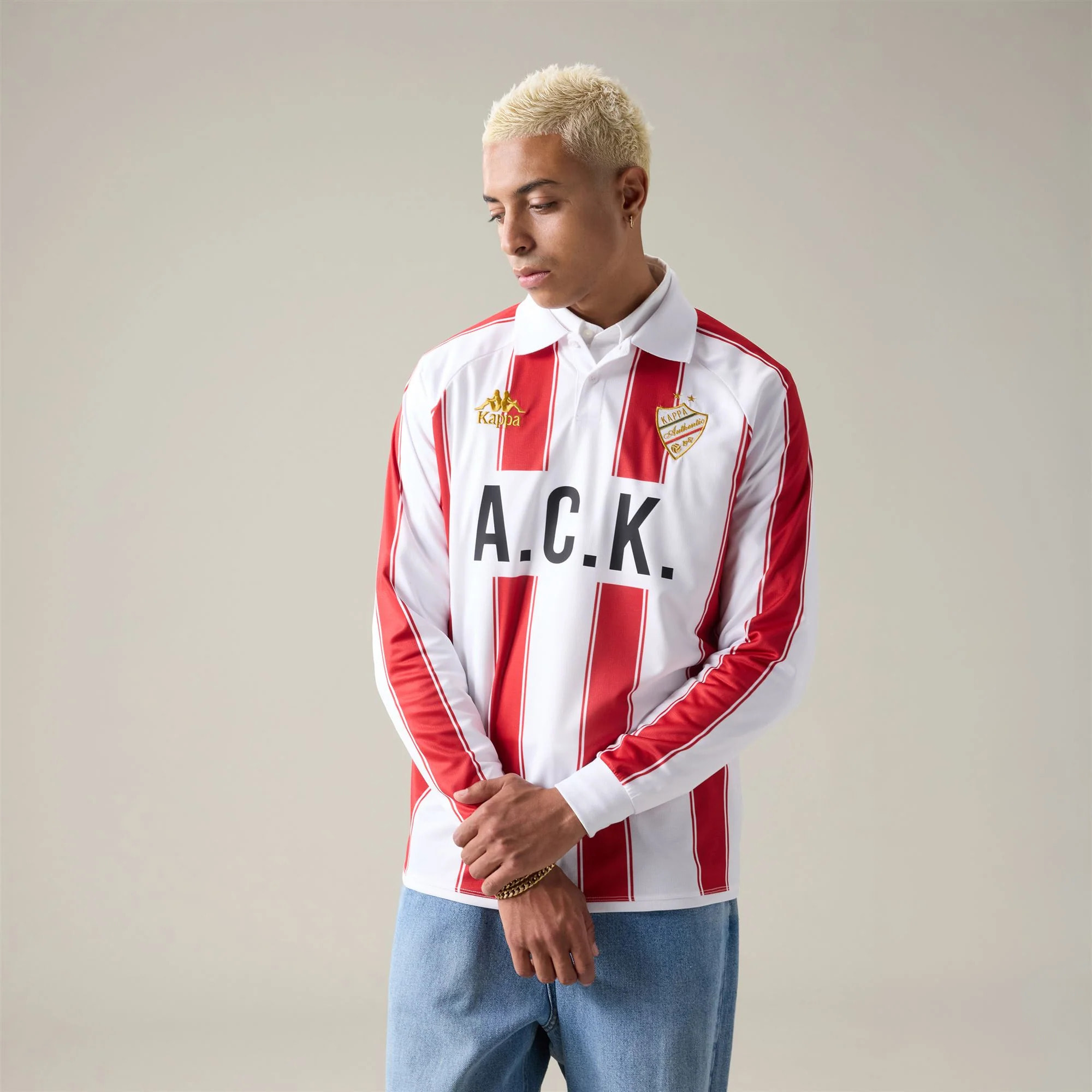 Maglie gioco Kappa Uomo Authentic Oden Grigio