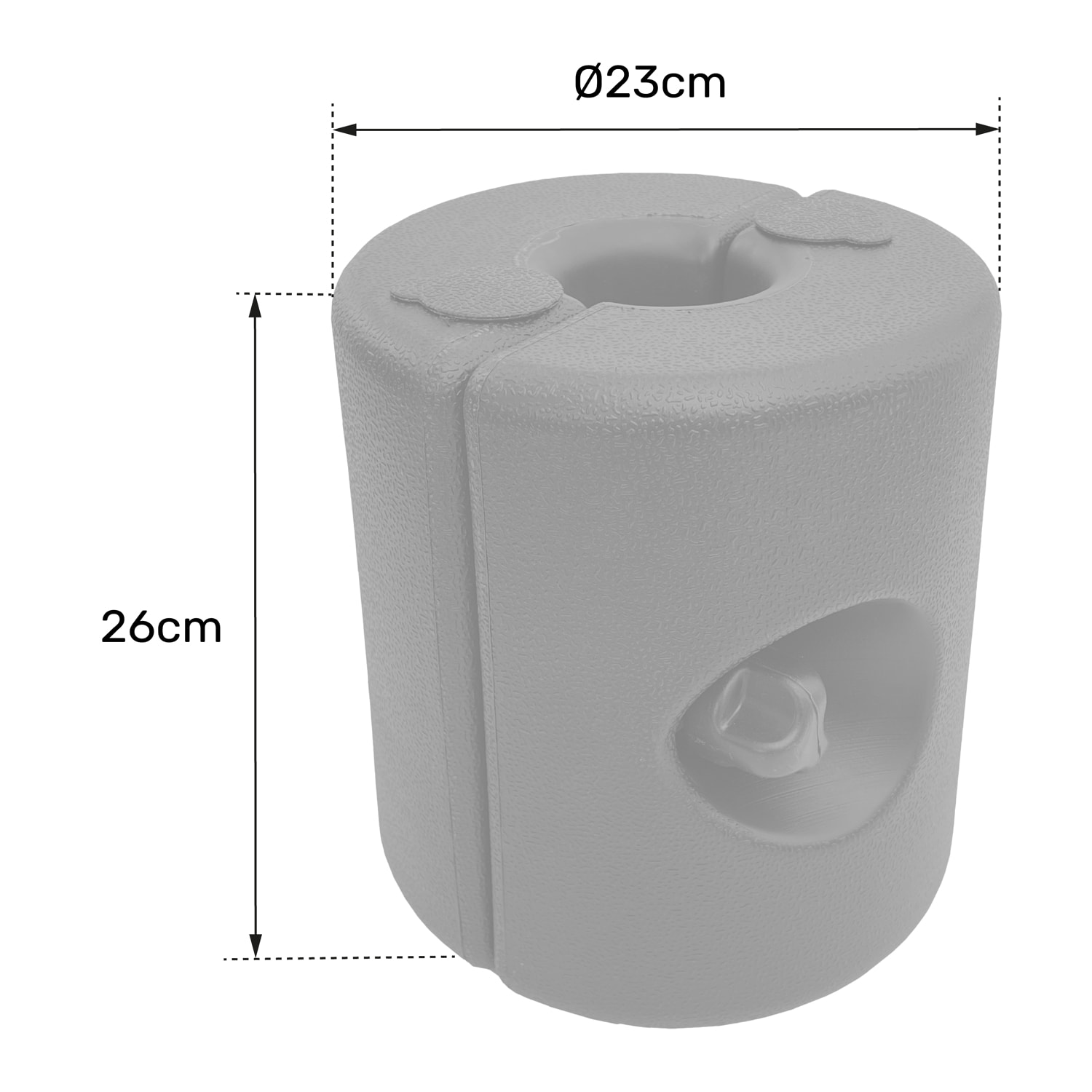 Lot de 4 poids de lestage CARNAC pour tente de réception