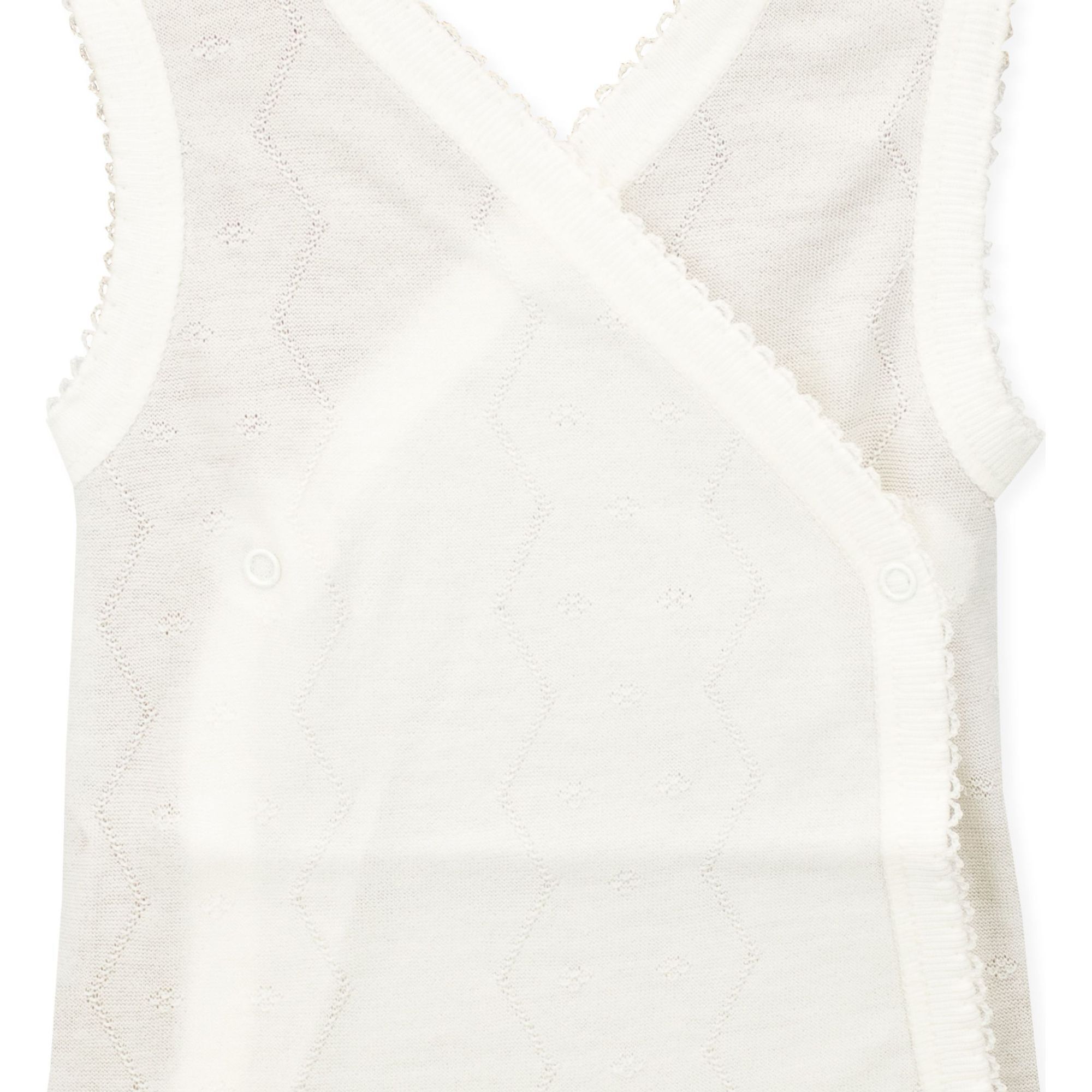 Body cruzado bebé sin mangas algodón