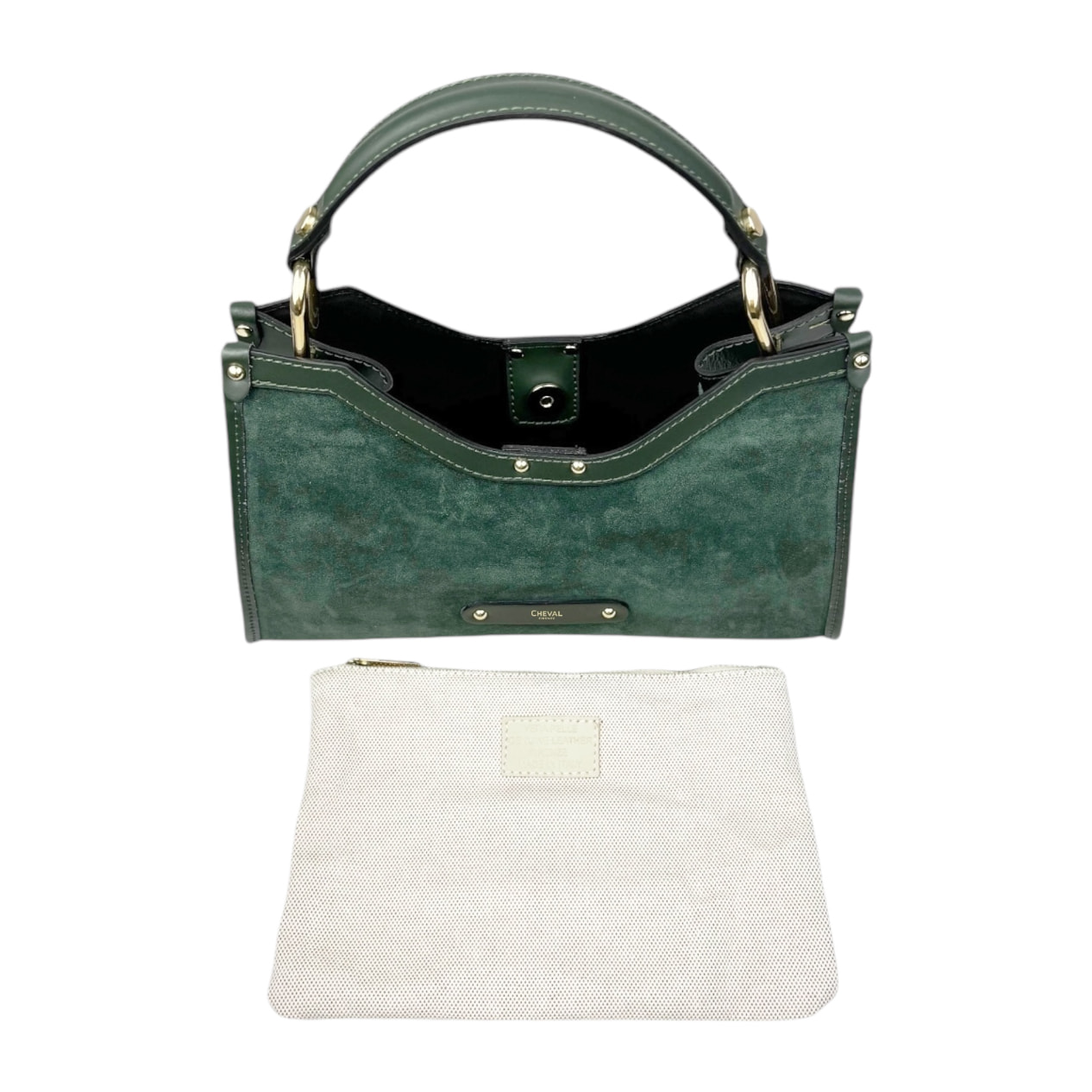 Borsa a mano Cheval Firenze Capri Mini F/W Verde Scuro