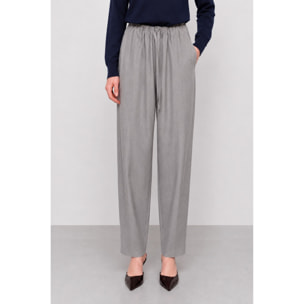 Kocca - Pantaloni da donna in viscosa con coulisse in vita Donna
