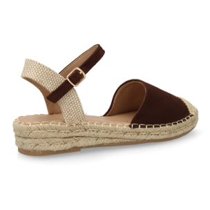 Alpargata mujer yute comoda cierre de hebilla
