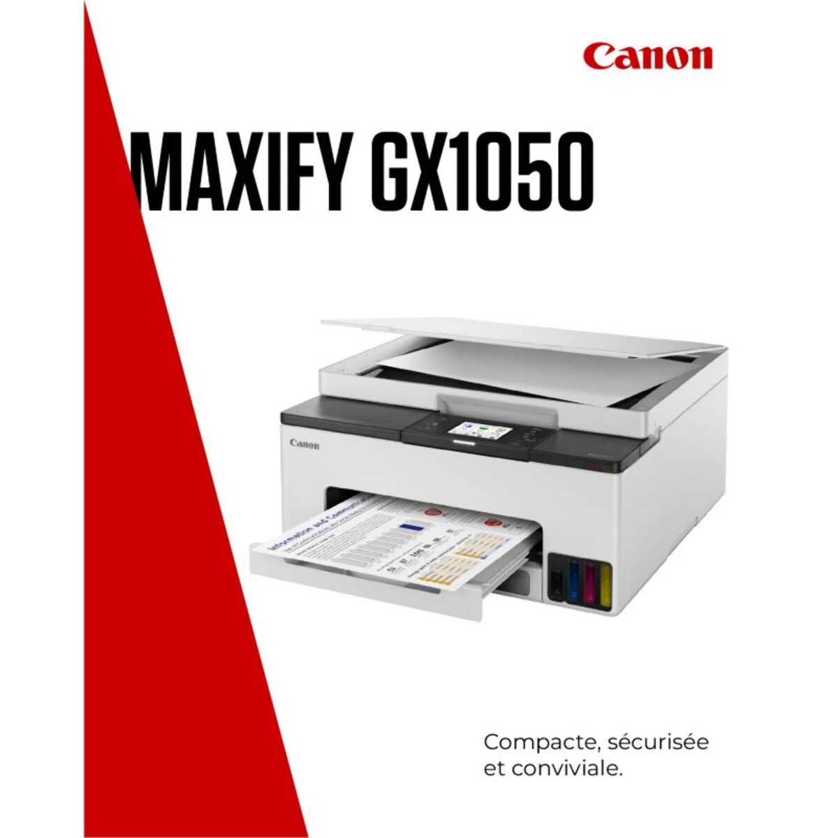 Imprimante jet d'encre CANON Megatank Maxify GX1050 Multi Pack