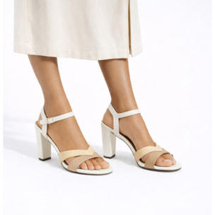 Sandali cinturino regolabile - tacco 9,5 cm