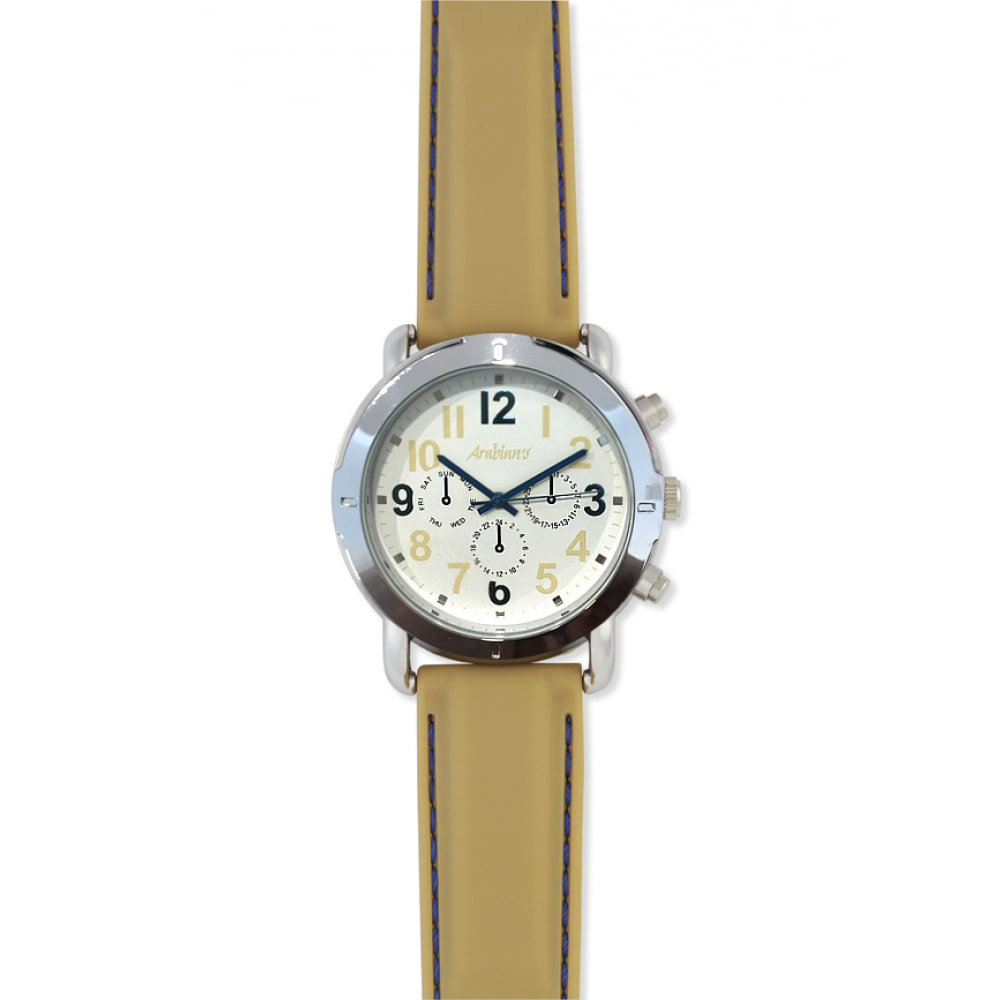 Reloj Arabians HBA2260B Hombre Analogico Cuarzo con Correa de Silicona