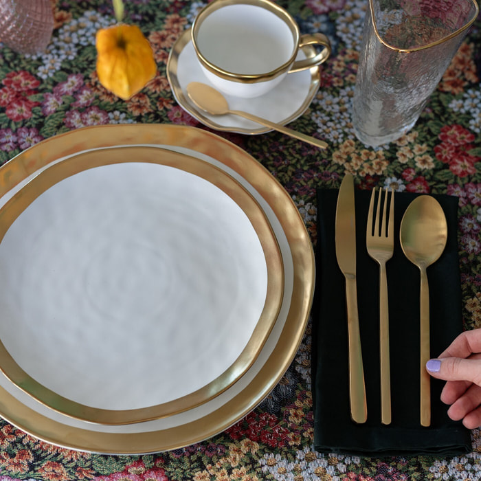 Assiettes Bell 25cm set de 4 Kare Design