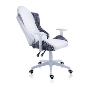 Silla gaming Gear Leopard Leopard - Blanco