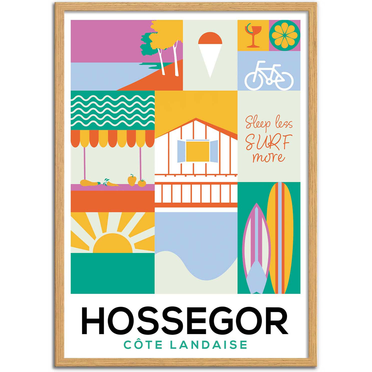Affiche - Hossegor - Posuta
