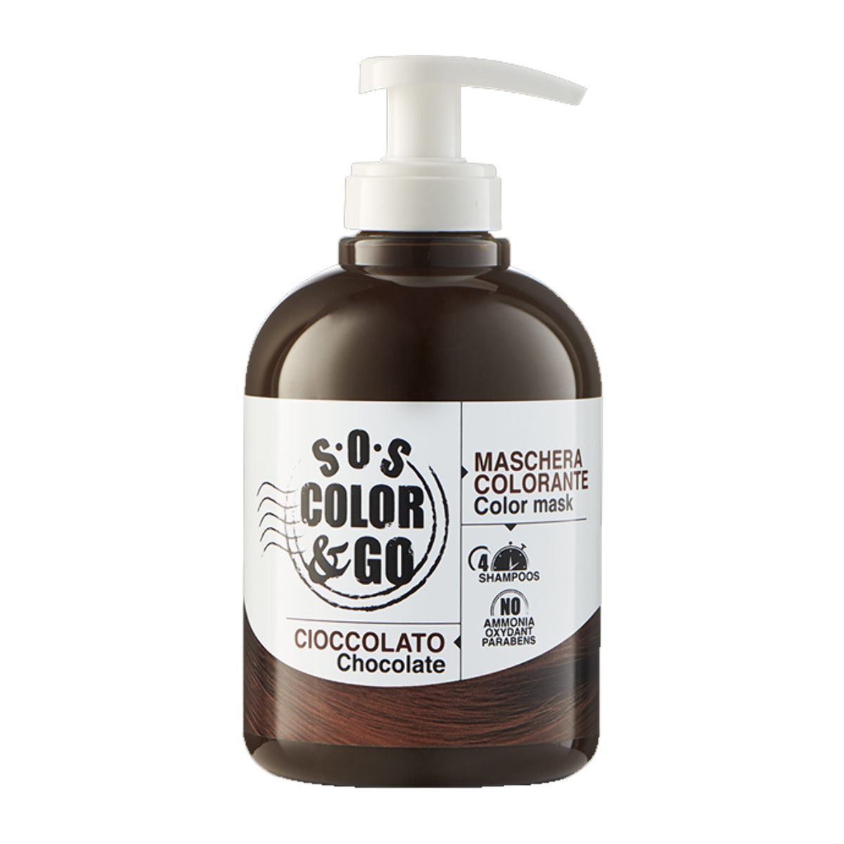 ALAMA Professional SOS Color & Go Mascarilla Colorante de Chocolate 300ml