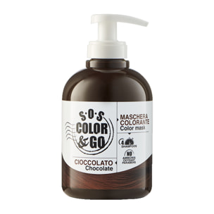 ALAMA Professional SOS Color & Go Mascarilla Colorante de Chocolate 300ml