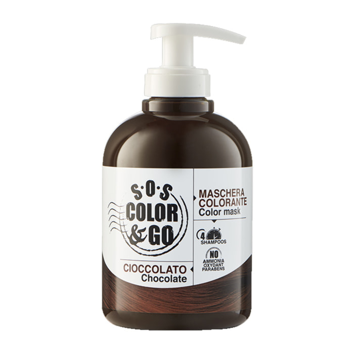 ALAMA Professional SOS Color & Go Mascarilla Colorante de Chocolate 300ml