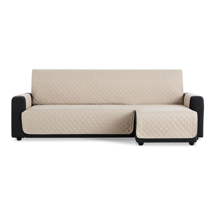 Cubre Sofá Acolchado para Chaise Longue MAU Beig brazo derecho Nordic-Home