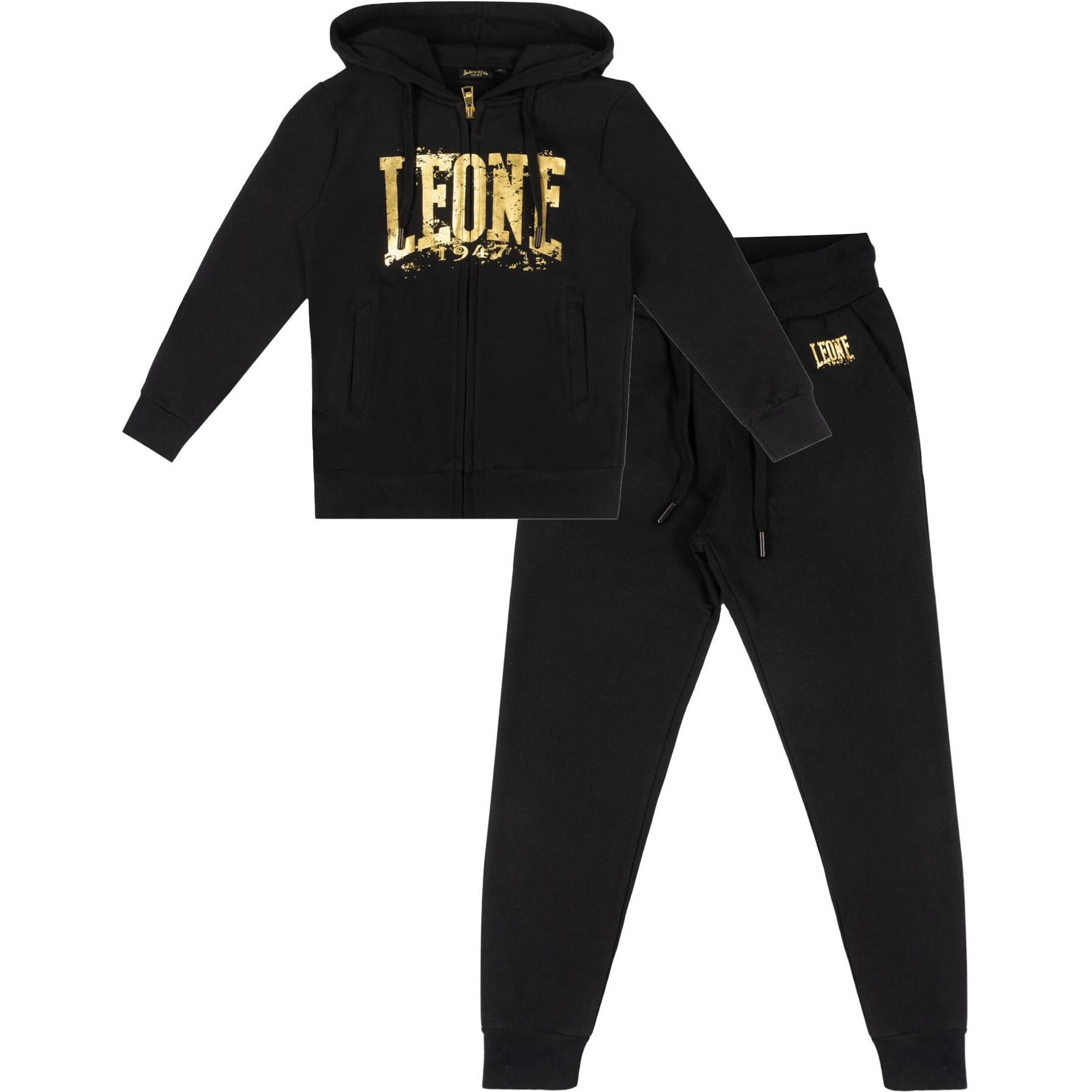 Tuta invernale da bambino con cappuccio e zip "Authentic Gold"