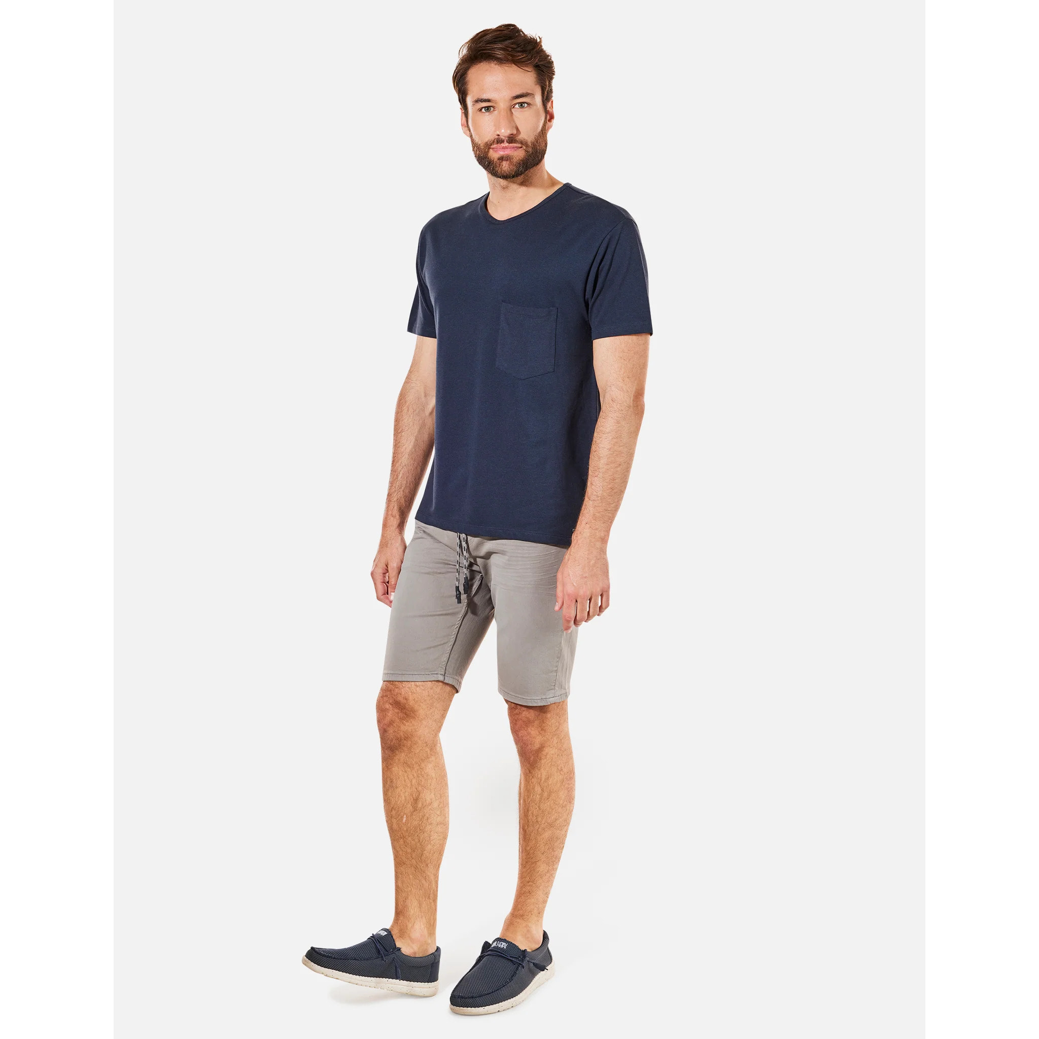 Camiseta Manga Corta Azul Marino - Vada