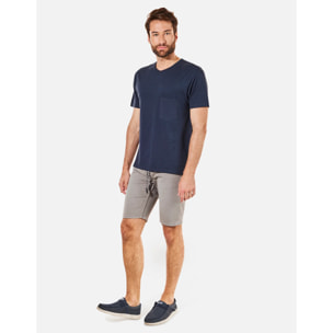 Camiseta Manga Corta Azul Marino - Vada