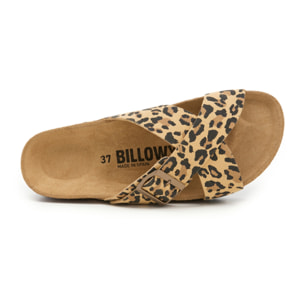 SANDALO CON ZEPPA BILLOWY MARRONE