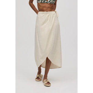 Gonna annodata in lino