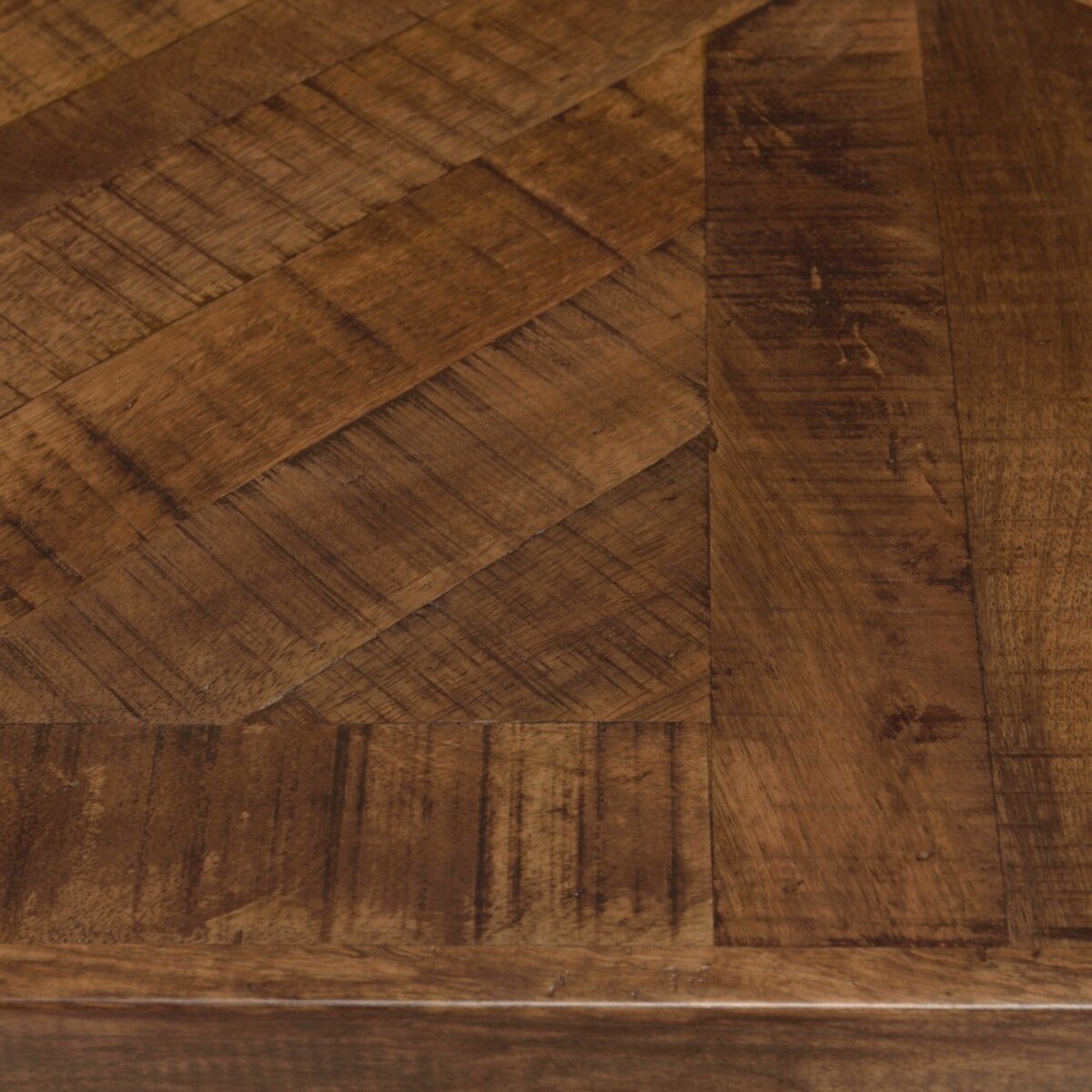 KIARA - Table à manger rectangulaire 220x100cm bois recyclé