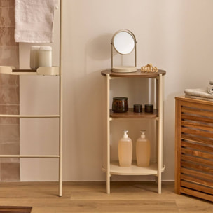 Étagère de salle de bain Argileo 40x74,5cm 3 niveaux blanc