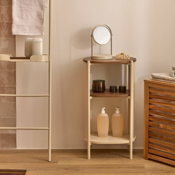 Étagère de salle de bain Argileo 40x74,5cm 3 niveaux blanc