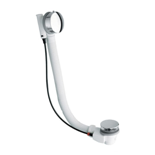 Aurum 170x70 cm baignoire rectangulaire en acrylique, gauche et droite, avec pieds + vidage + siphon, blanc (SATVAUR170-SET)