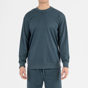Conjunto deportivo largo hombre verde menta
