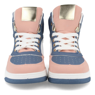 Zapatilla Abotinada Multicolor con Cordones