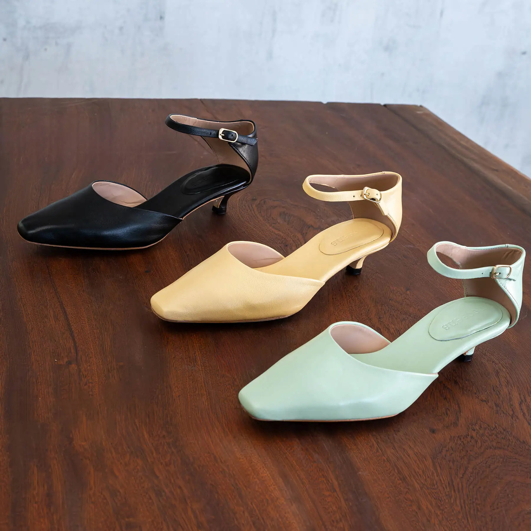 Sandalias con tacón S3025 NAPPA PEACH PINK/ ALEDO color Peach pink