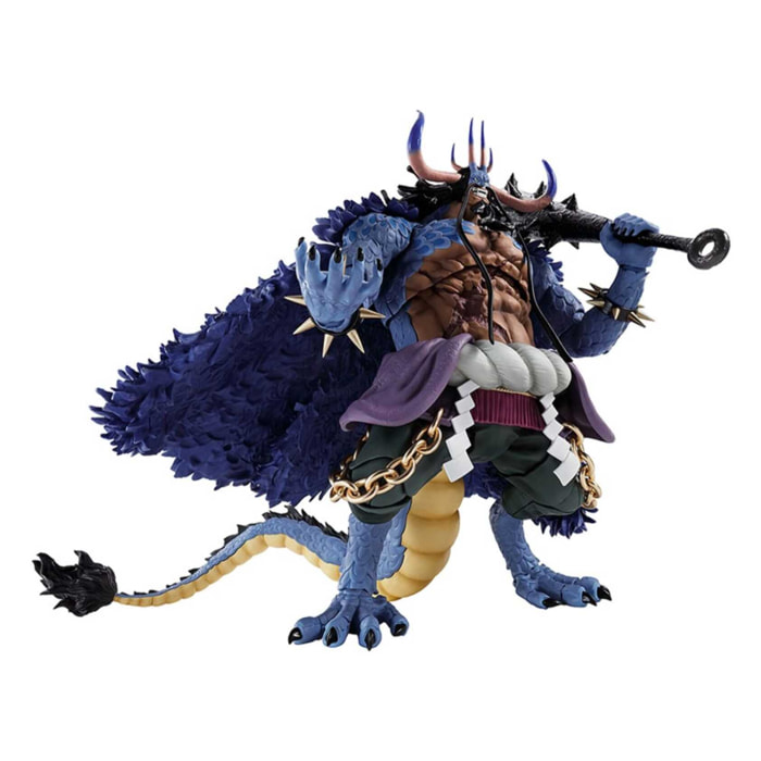 One Piece S.h. Figuarts Action Figura Kaido King Of The Beasts (man-beast Form) 25 Cm Bandai Tamashii Nations