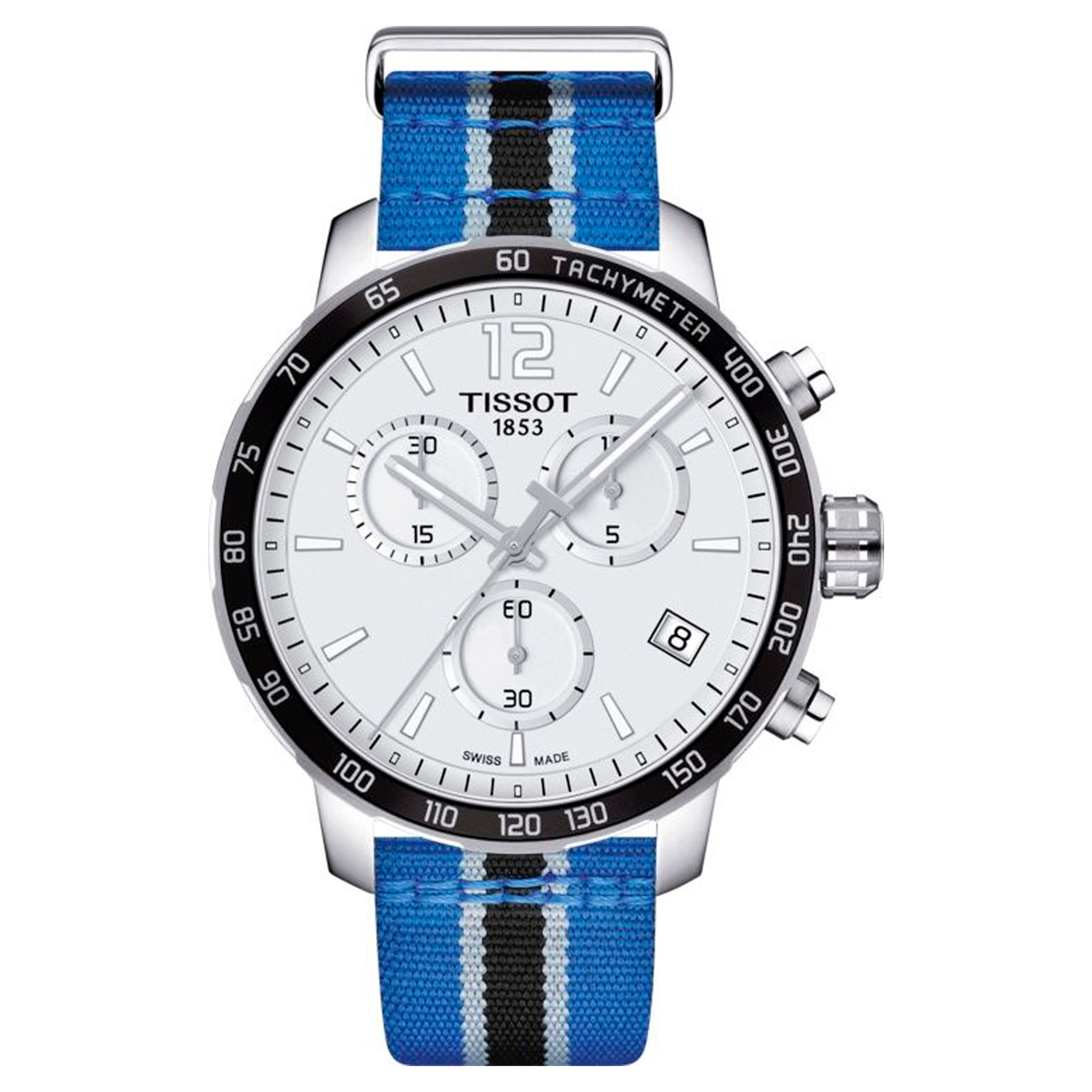 Reloj Tissot T095.417.17.037.26 Hombre Analogico Cuarzo con Correa de Nailon