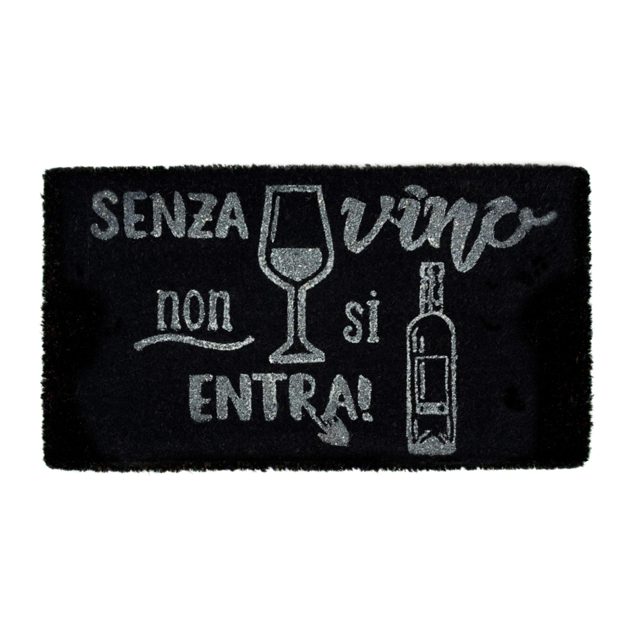 Zerbino Ingresso Casa Antiscivolo In Cocco Scritte Divertenti Senza Vino