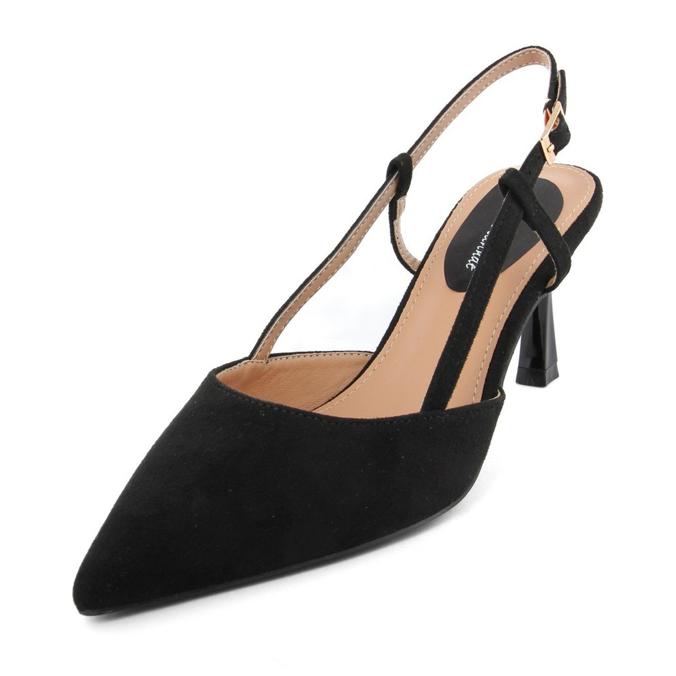 Slingback Donna colore Nero-Altezza tacco:8cm