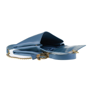 Borsa a spalla da donna Made in Italy - Modello Solara Lux - 100% pelle - 21.0 x 16.0 x 6.5 cm