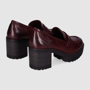 Zapatos - Vino - Tacón: 6 cm