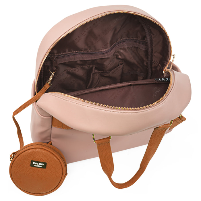 Bolso Mochila Mujer Dkny Bias Hs Cappuccino